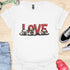 Love is a four legged word - V1 - Cute Dogs T-Shirt